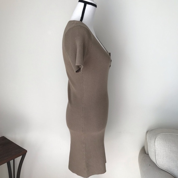 UO Lily Button Down Bodycon Mini Dress - Picture 5 of 6